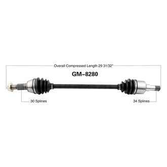 SurTrack® - Rear Driver Side CV Axle Shaft