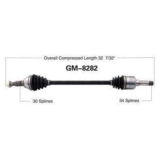 SurTrack® - Rear Driver Side CV Axle Shaft