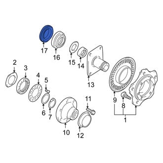 Suzuki OE - Front Drive Axle Shaft Seal