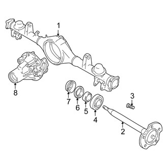 Suzuki OE - Rear Suspension - Axle Housing (Non-ABS)