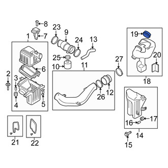Suzuki OE - Engine Air Intake Hose Adapter