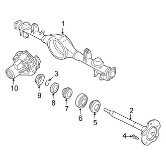 Suzuki OE - Rear Suspension - Axle Housing
