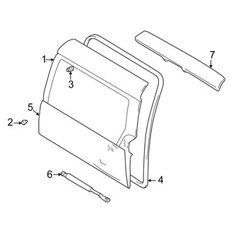Suzuki OE - Back Door - Door & Components