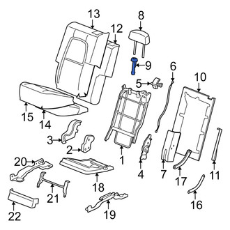 Suzuki OE - Rear Headrest Guide