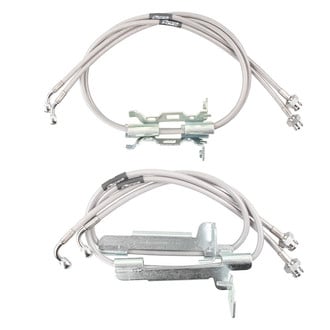 Synergy Manufacturing® - Front and Rear Brake Line Complete Kit