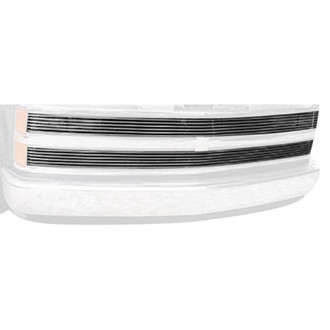T-Rex® - 2-Pc Phantom Style Polished Horizontal Billet Main Grille