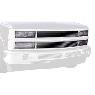 T-Rex® - 2-Pc Phantom Style Polished Horizontal Billet Main Grille