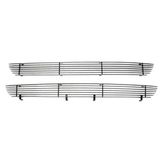 T-Rex® - Black Horizontal Billet Main and Bumper Grille Set