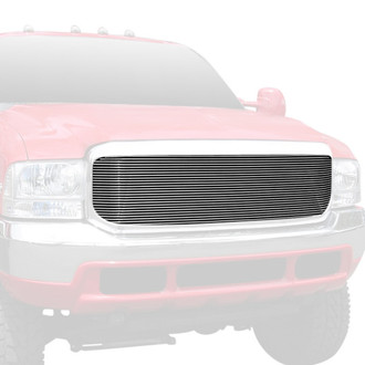 T-Rex® - 1-Pc Full Opening Style High Polished Horizontal Billet Main Grille