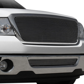 T-Rex® - Full Opening Style High Polished Horizontal Billet Grille Set