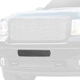 T-Rex® - 1-Pc High Polished Horizontal Billet Top Steel Bumper Grille