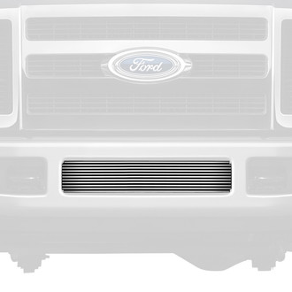 T-Rex® - 1-Pc High Polished Horizontal Billet Bumper Grille