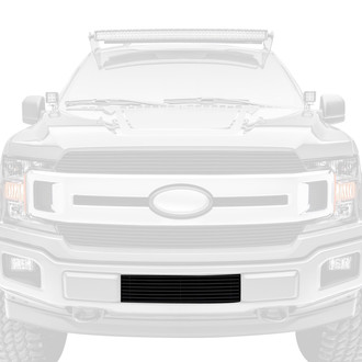 T-Rex® - 1-Pc Black Horizontal Billet Bumper Grille