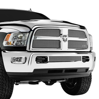 T-Rex® - 1-Pc Sport Series Chrome Formed Mesh Bumper Grille