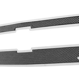T-Rex® - Upper Class Series Polished Formed Mesh Main and Bumper Grille Set