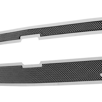 T-Rex® - Upper Class Series Polished Formed Mesh Main and Bumper Grille Set