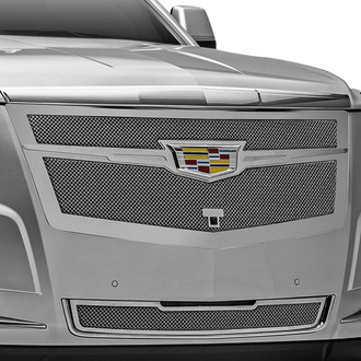 T-Rex® - 1-Pc Upper Class Series Chrome Formed Mesh Main Grille with Center Trim