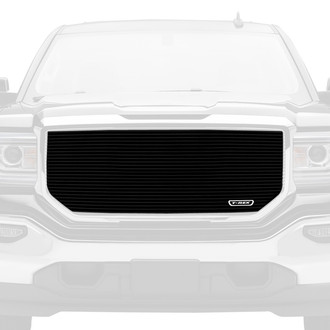 T-Rex® - 1-Pc Black Horizontal Laser Cut Billet Main Grille