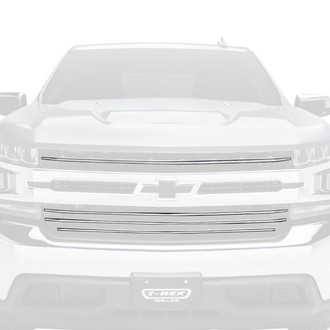 T-Rex® - 4-Pc Polished Horizontal Tubular Main Grille