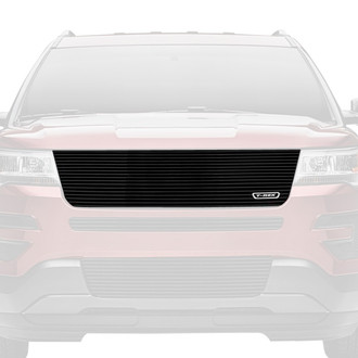 T-Rex® - 1-Pc Black Horizontal Laser Cut Billet Main Grille