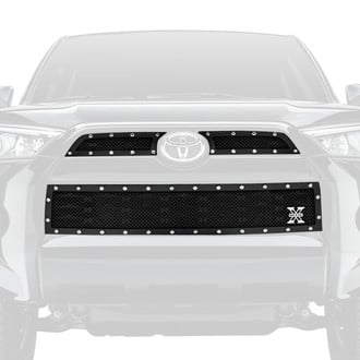 T-Rex® - 3-Pc X-Metal Series Black Formed Woven Wire Mesh Main and Bumper Grille Kit