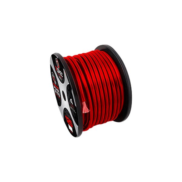 T-Spec® - V10 Series 4 AWG Single 100' Red Stranded GPT Speaker Wire