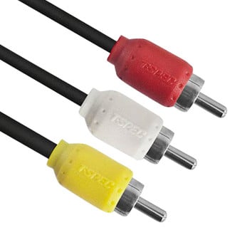 T-Spec® - v6 Series 2-Channel Audio/Video RCA Cable with Ultra-Flexible PVC Blended Jacket