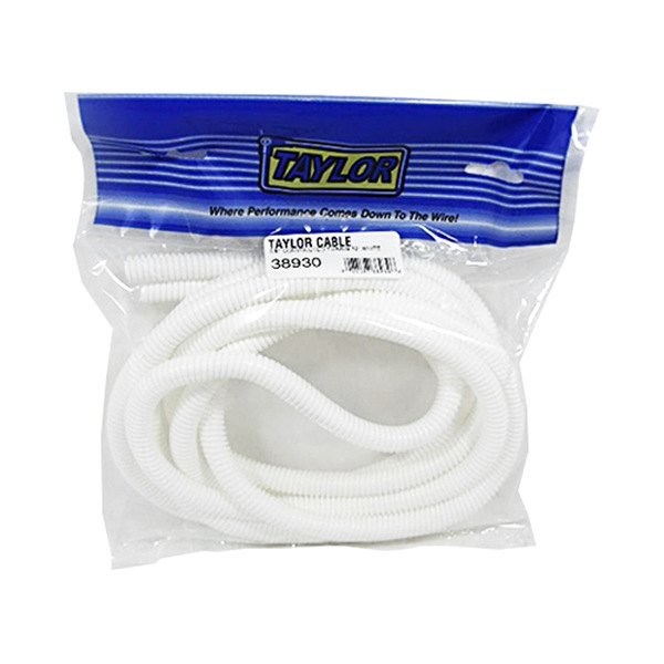 Taylor Cable® - 3/8"x10' White Split Loom Tubing