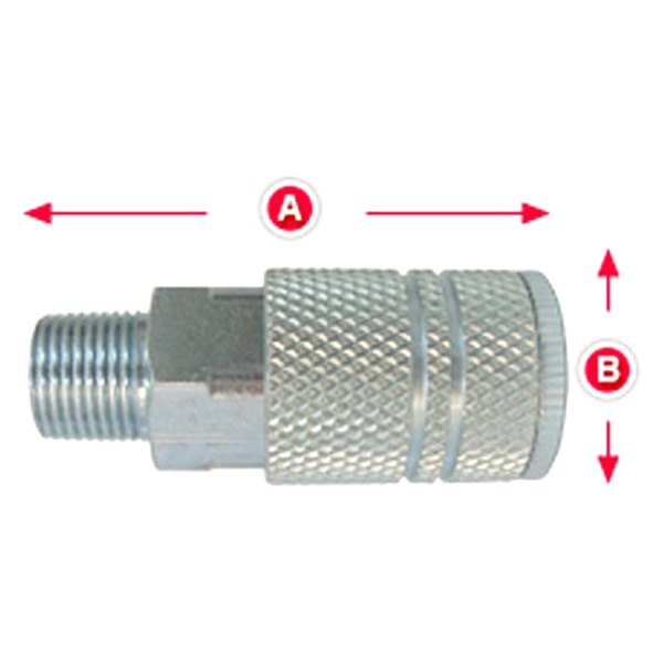 Tectran® - Male End Connections Quick Disconnects Socket
