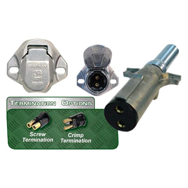 Tectran® - Tarp Systems Connectors Dual Pole Vertical Plug Assembly with Spring Guard