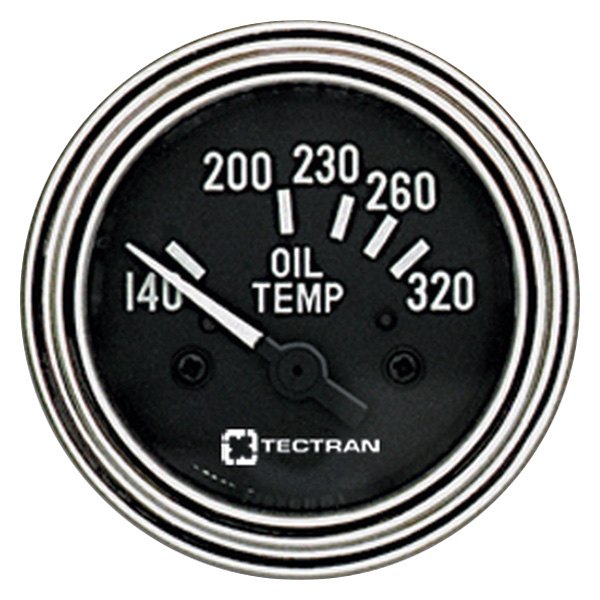 Tectran® - Oil Temperature Gauge, 140-320 F