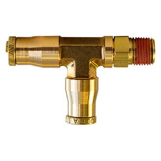 Tectran® - D.O.T. Push Lock Fittings Nylon Tubing Swivel Male Run Tee