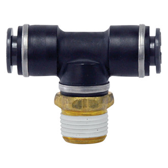 Tectran® - D.O.T. Composite Push Lock Fittings Nylon Tubing Swivel Male Branch Tee