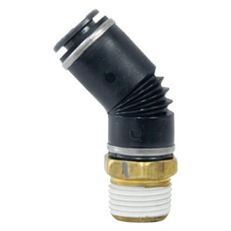 Tectran® - D.O.T. Composite Push Lock Fittings Nylon Tubing 45° Swivel Male Elbow
