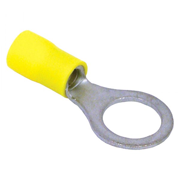 Tectran® - #10 12/10 Gauge Vinyl Insulated Yellow Ring Terminal