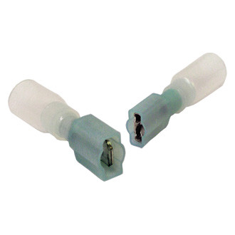 Tectran® - 0.250" 12/10 Gauge Heat Shrink Fully Insulated Yellow Quick Disconnect Connector