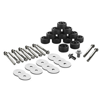 TeraFlex® - 1.25" x 1.25" Front and Rear Body Lift Kit