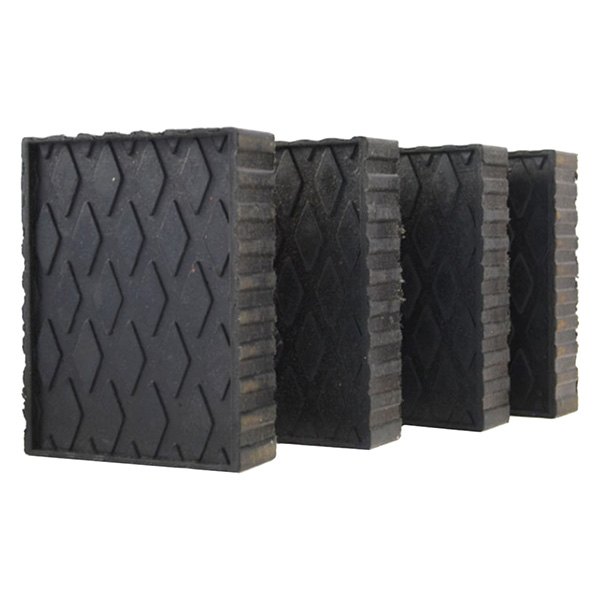 The Main Resource® - 4-piece 6-1/2" x 4-3/4" x 1-1/2" Molded Rubber Square Block Pad Kit
