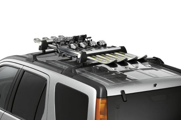 Flat Top Ski and Snowboard Rack Installed