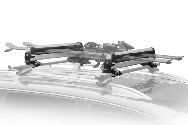 Pull Top Ski and Snowboard Rack Installed