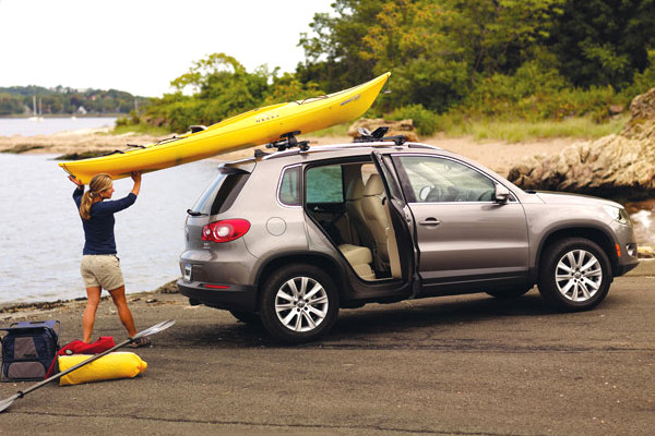 Roll Model Kayak Rack Installed