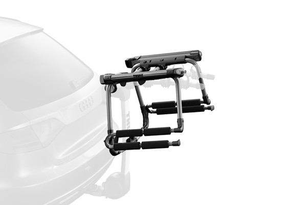 Tram Hitch Ski and Snowboard Carrier Installed