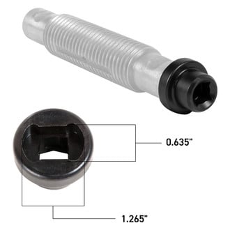 Tiger Tool® 15106 - 1.265" x .635" Leaf Spring Pin Socket