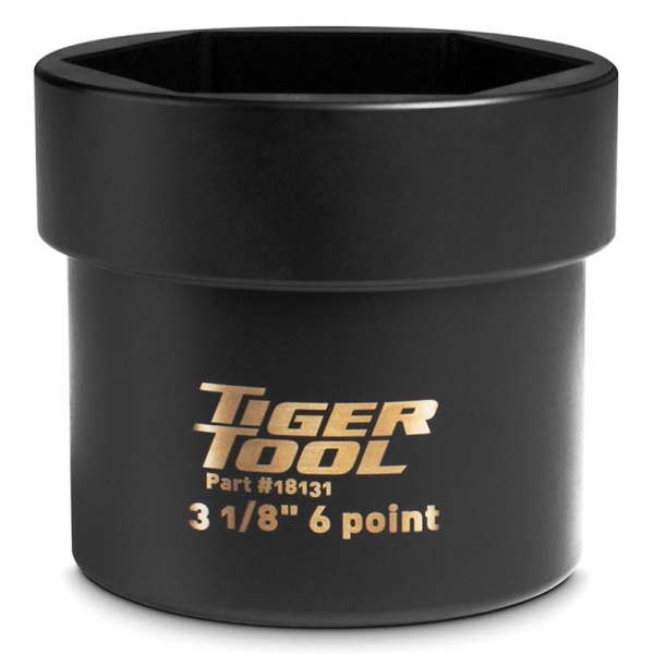 Tiger Tool® - 6-Point 3-1/8" Axle Nut Socket