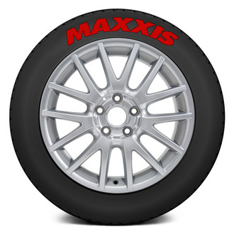 Tire Stickers® - Red "Maxxis" Tire Lettering Kit
