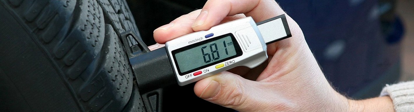 Digital Tread Checker Tire Tester for Cars Trucks SUV with Inch and Metric Conversion Lancoon Tire Tread Depth Gauge 0-0.98 inches