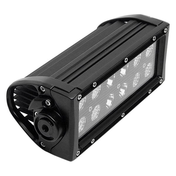 Top Gun Customz® - Black Series 7.5" 36W Dual Row Black Powder Coated Housing Combo Spot/Flood Beam LED Light Bar