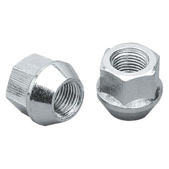 Topline Accessories® - Zinc Cone Seat Acorn Bulge Open End Lug Nut