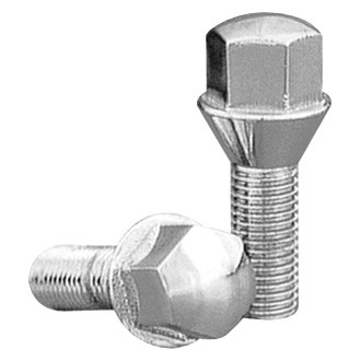 Topline Accessories® - Silver Cone Seat Passenger Spline Lug Bolt
