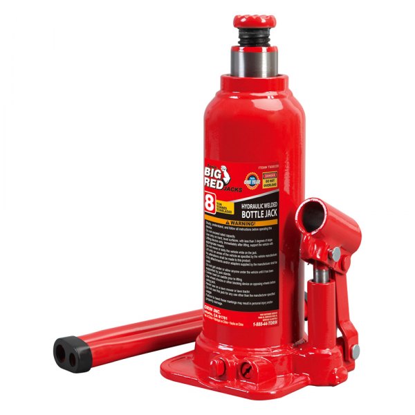 Torin® - Big Red™ 8 t 9-1/8" to 18" Hydraulic Bottle Jack